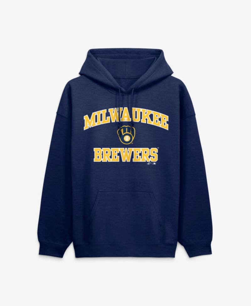 Men's Navy Milwaukee Brewers Heart & Soul Hoodie