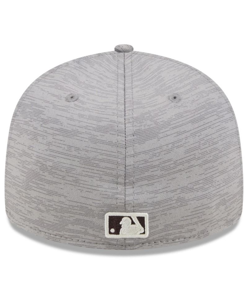 Men's Gray San Diego Padres 2024 Clubhouse Low Profile 59FIFTY Fitted Hat