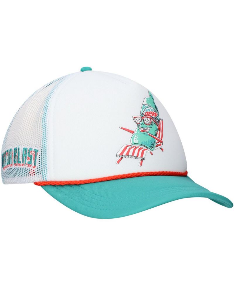 Men's White Mountain Dew Baja Blast or Bust Foam Adjustable Trucker Hat