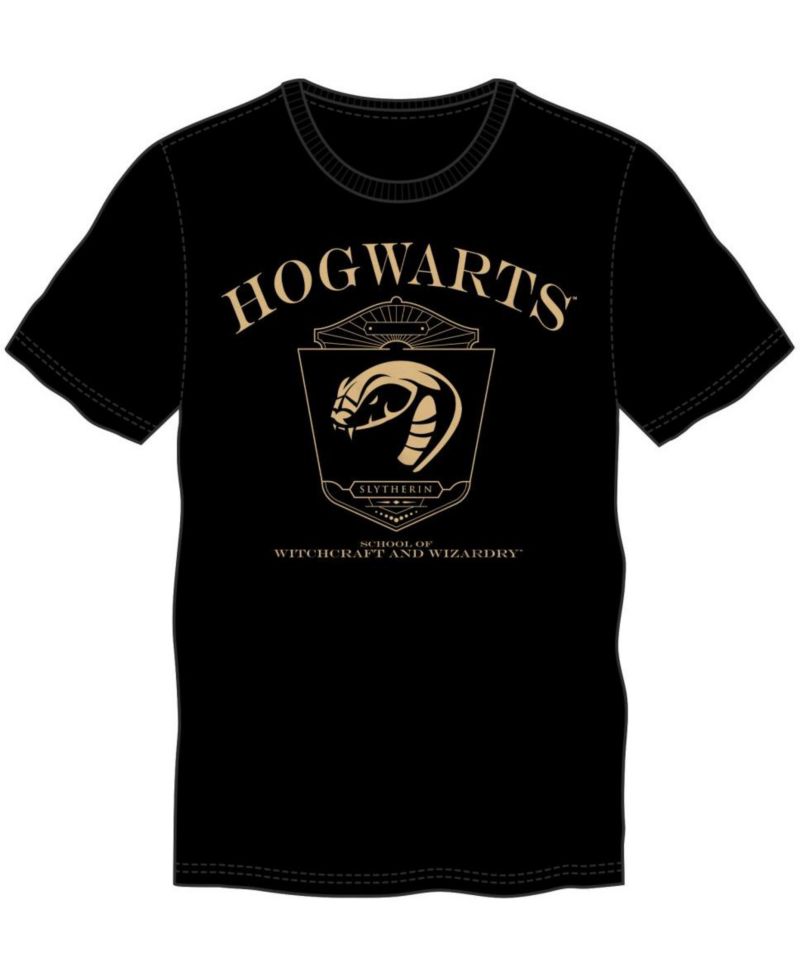 Big & Tall Hogwarts Slytherin Black Short Sleeve Graphic Tee-4XL