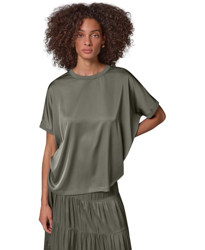 Women's Crewneck Boxy Blouse