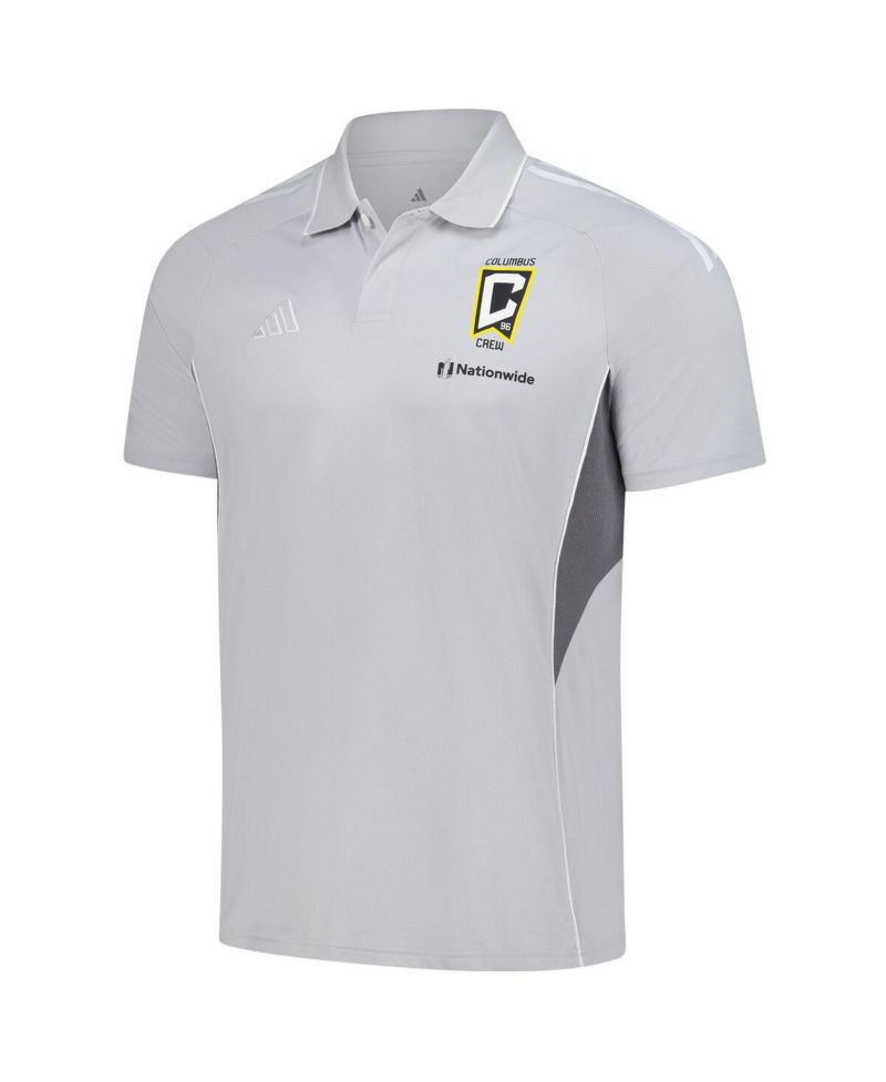 Men's Silver Columbus Crew 2025 Training Polo Shirt