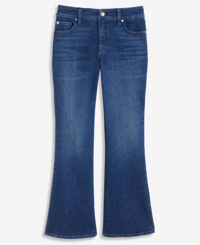 Petite High-Rise Wide-Leg Jeans