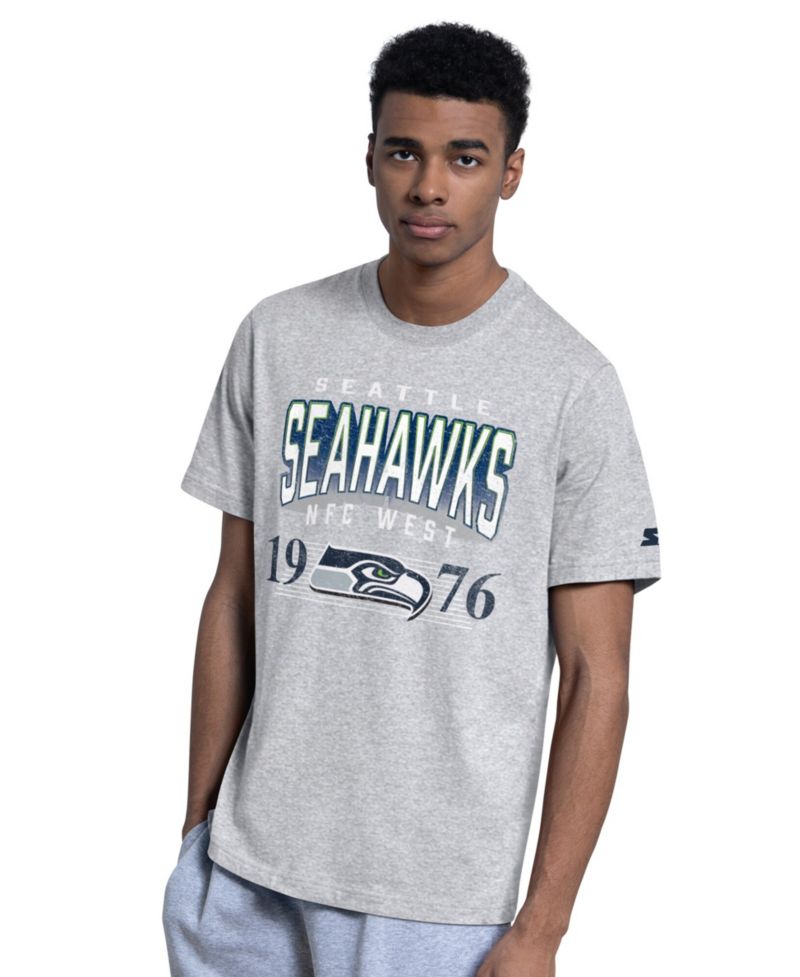 Men's 2-pack College Navy/Gray Seattle Seahawks Logo T-Shirt