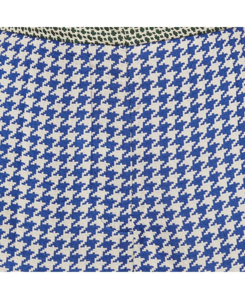 Women's Checked Crepe Shorts