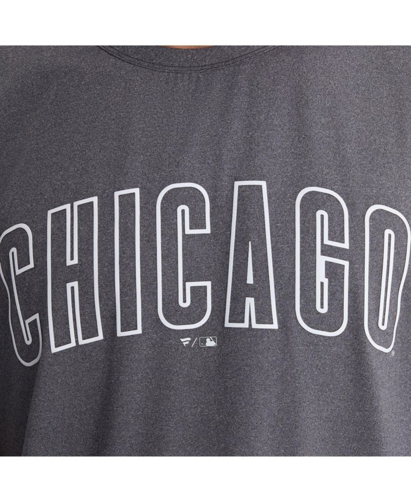 Men's Charcoal Chicago Cubs Clutch Winning Edge T-Shirt
