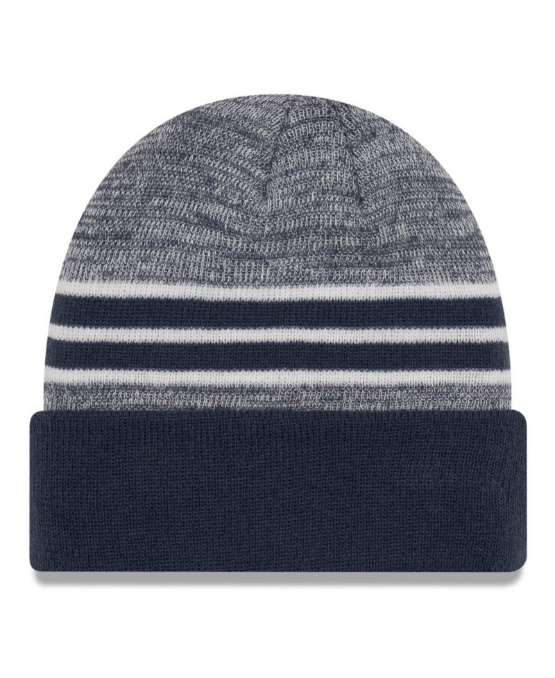 Men's Navy/Heather Navy US Hockey Cuffed Knit Hat