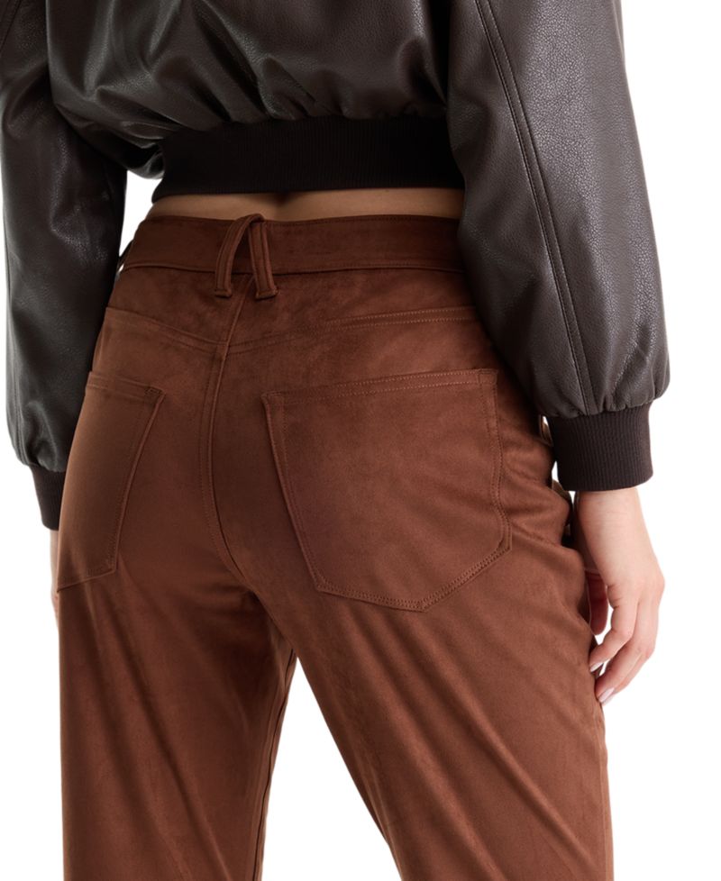 Women's Suede Good Classic Bootcut Pants