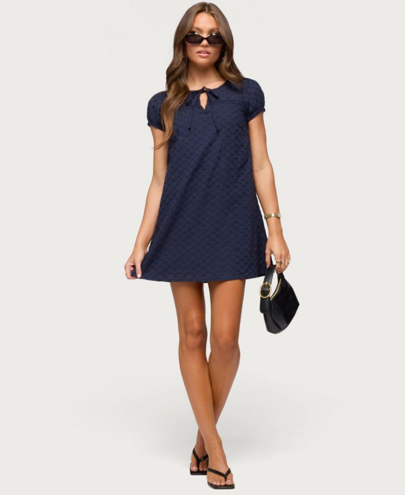 Women's Mariella Lacey Eyelet Mini Dress