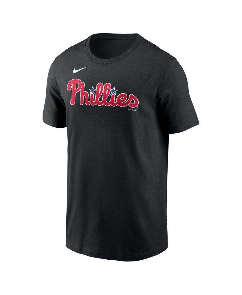 Men's Jhoan Duran Black Philadelphia Phillies Name & Number Player Nickname T-Shirt