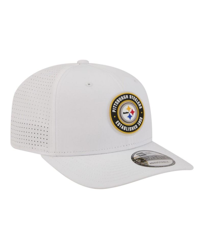 Men's White Pittsburgh Steelers COOLERA 9SEVENTY Adjustable Hat