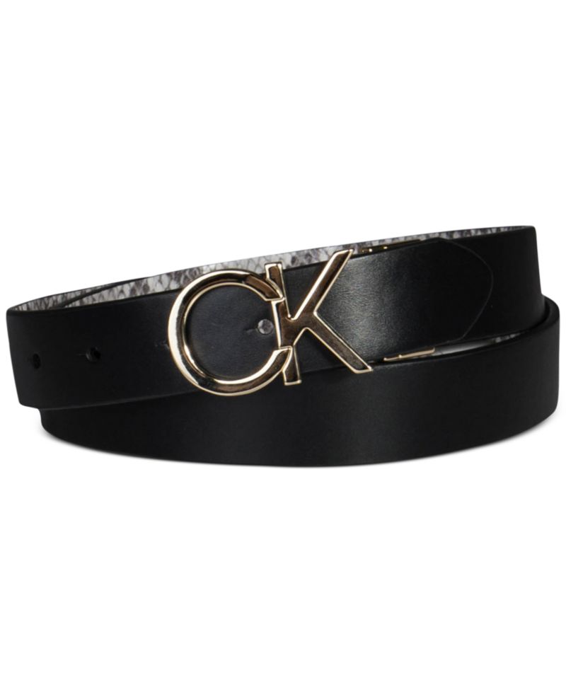 Women's Reversible Monogram Buckle Belt