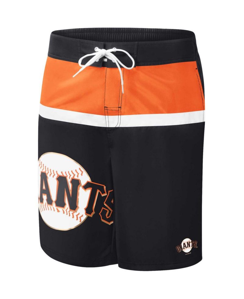 Men's Black San Francisco Giants Sea Wind Swim Shorts