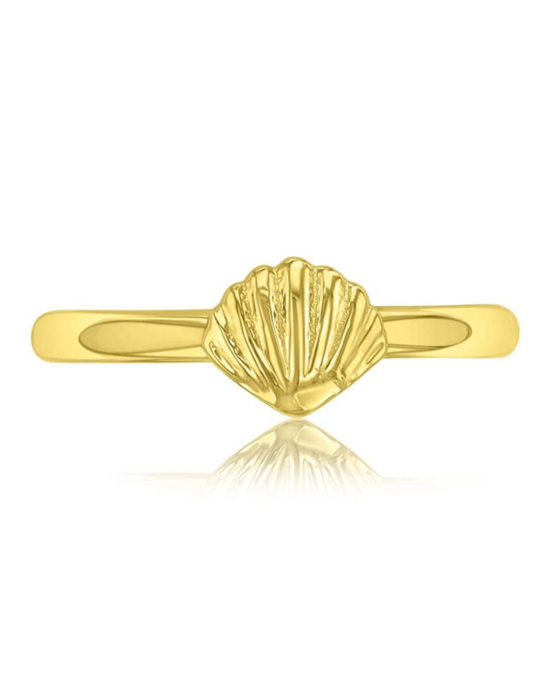 Waterproof Yellow Seashell Toe Ring