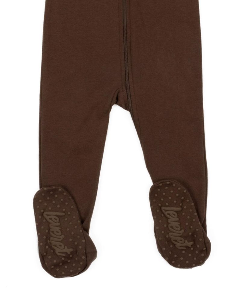 Toddler Matching Family One Piece Footed Cotton Long Sleeve Solid Color Pajamas 2T-5T