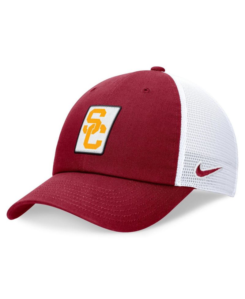 Men's Cardinal/White USC Trojans Primetime Club Trucker Adjustable Hat