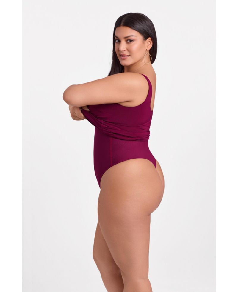 Women's Shirred Waist Square Neck Sculpting Tank Mini Dress