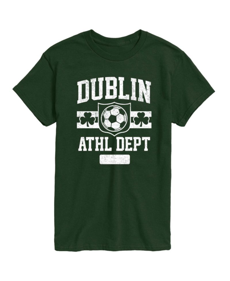 Men's Instant Message Dublin Athletic Dept Soccer Short-Sleeve Graphic T-Shirt