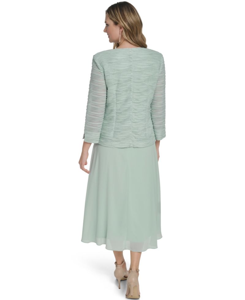 Petite Swing Inset Waist Dress