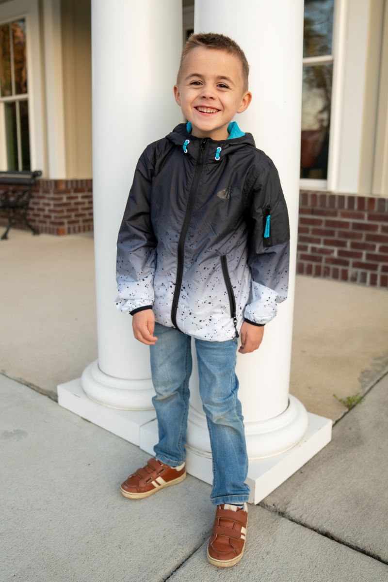 Boys Lightweight Windbreaker hooded Jacket