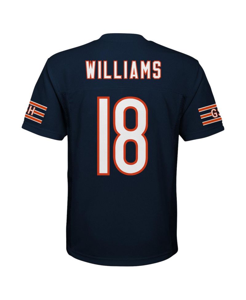 Big Boys and Girls Caleb Williams Navy Chicago Bears Replica Player Jersey