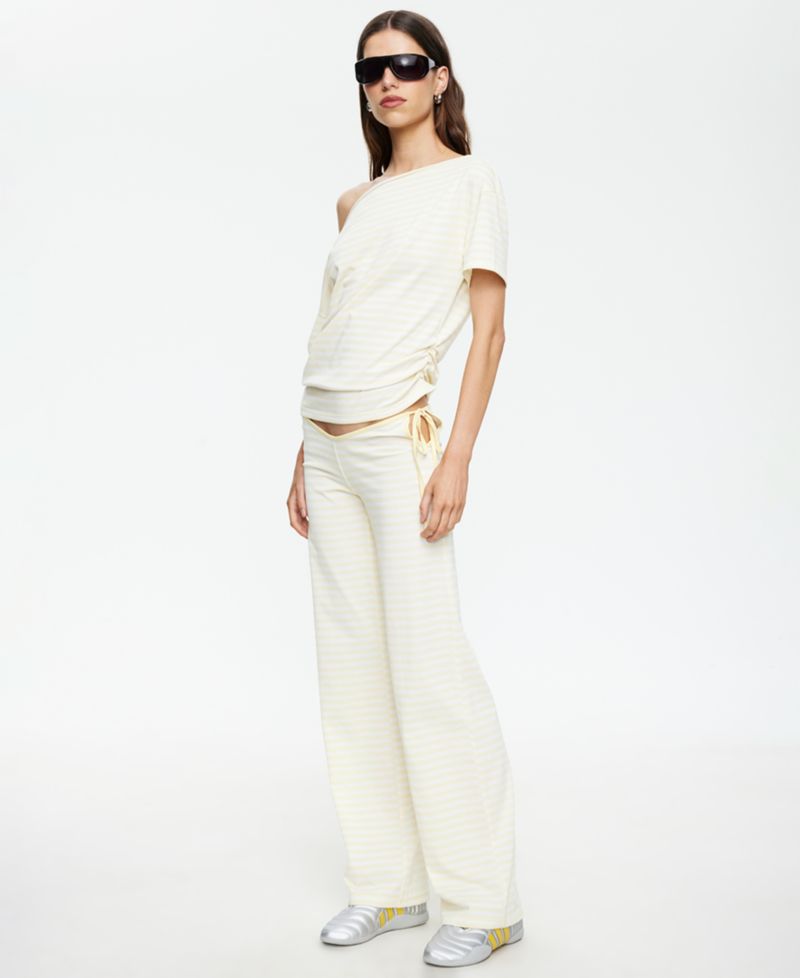 Women's Asymmetric Short-Sleeve Pull-On T-Shirt