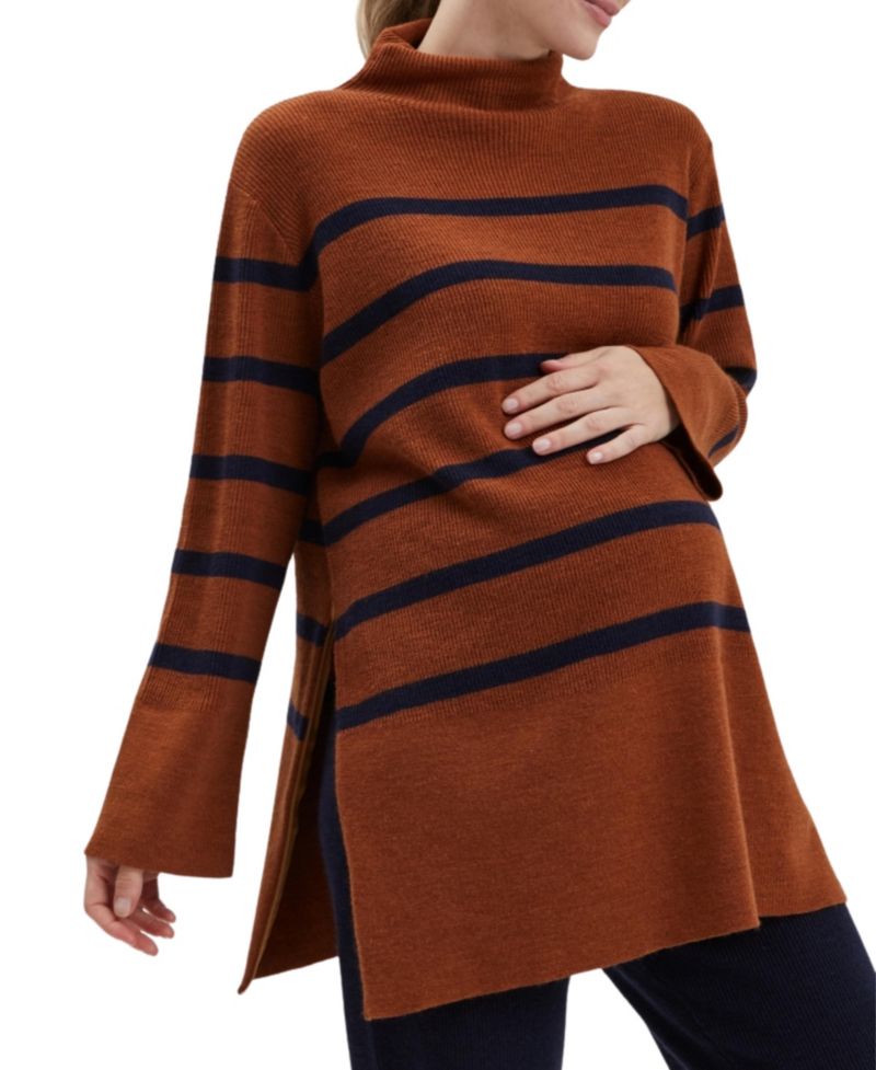 Women's Sarabeth Nursing Mock Neck Sweater