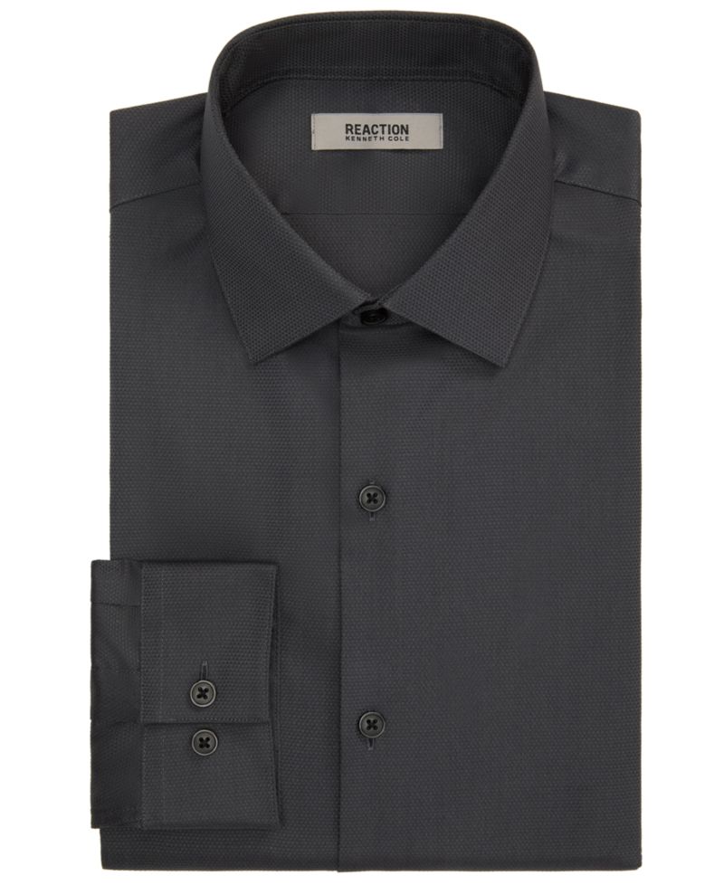 Men's Technicole Slim-Fit Spread-Collar Dress Shirt