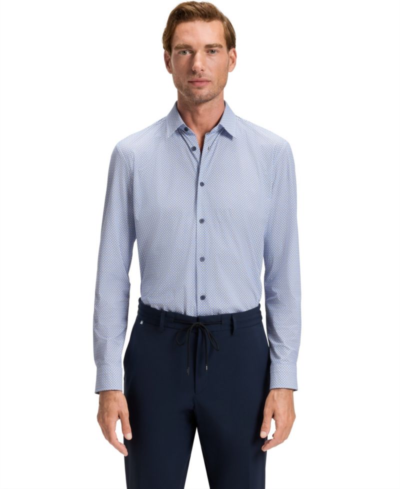 Men's Performance Slim-Fit Dress Shirt