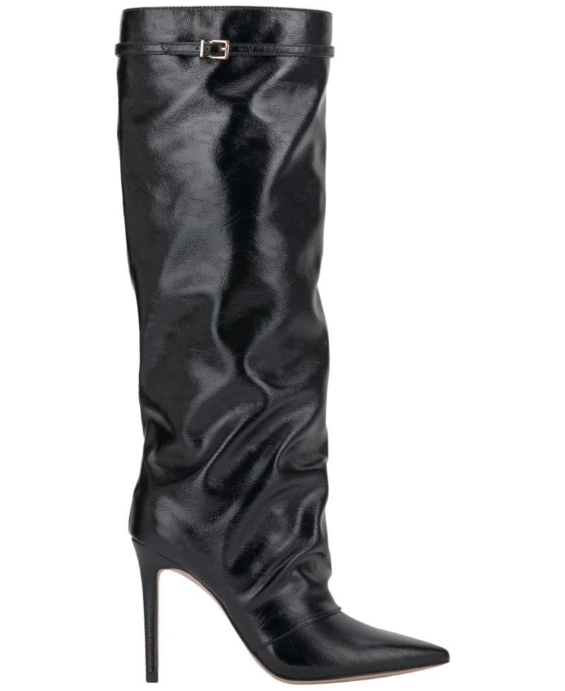Women's Paeril Buckle Slouch Stiletto Boots, Regular & Wide Calf