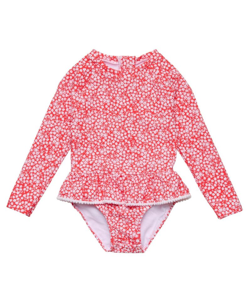 Baby Girls Ditsy Bloom Skirt Surf Suit