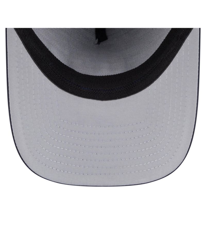 Men's Navy New York Yankees 39THIRTY A-Frame Perforated Flex Hat