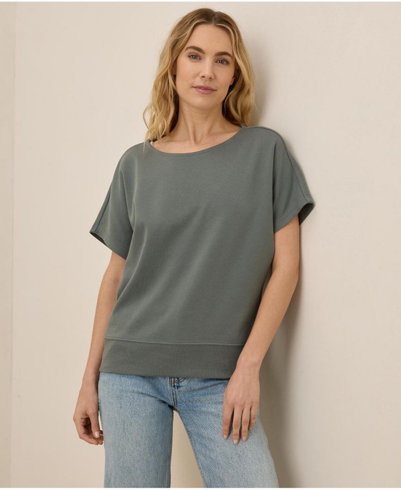 Women's Organic Cotton Airplane Dolman Top