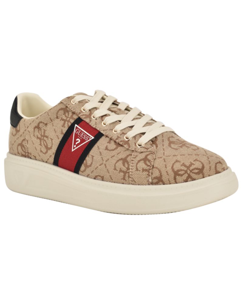 Men's Caffen Branded Lace-Up Casual Sneakers