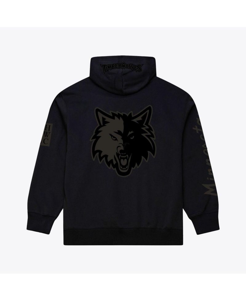 Men's Black Minnesota Timberwolves Phantom Fleece Hoodie