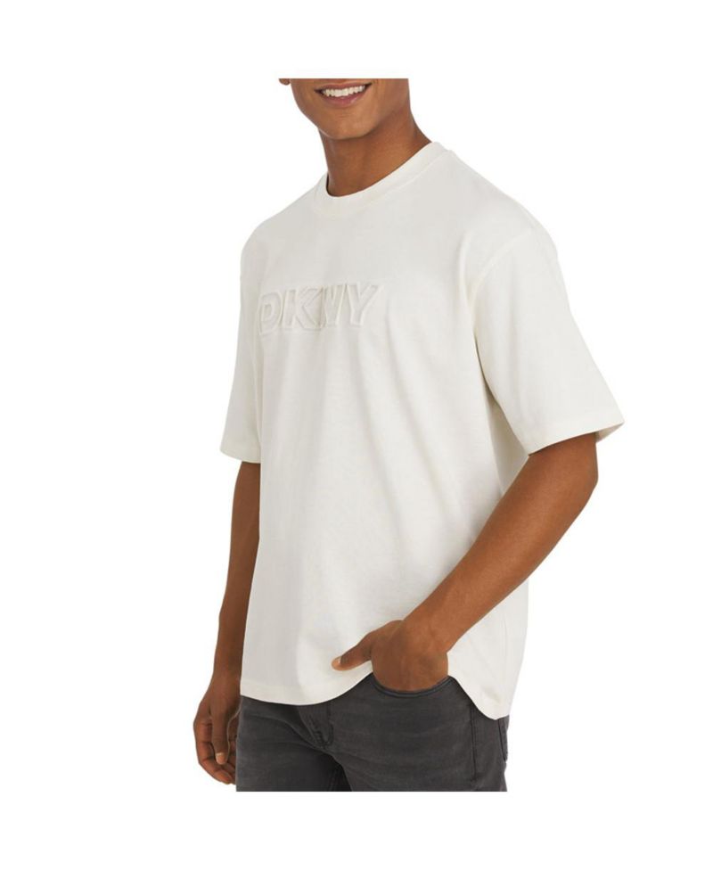 Men's Logo Embossed Cotton Jersey Tee