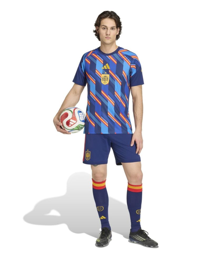 Men's Navy Spain National Team 2026 Pre-Match Jersey
