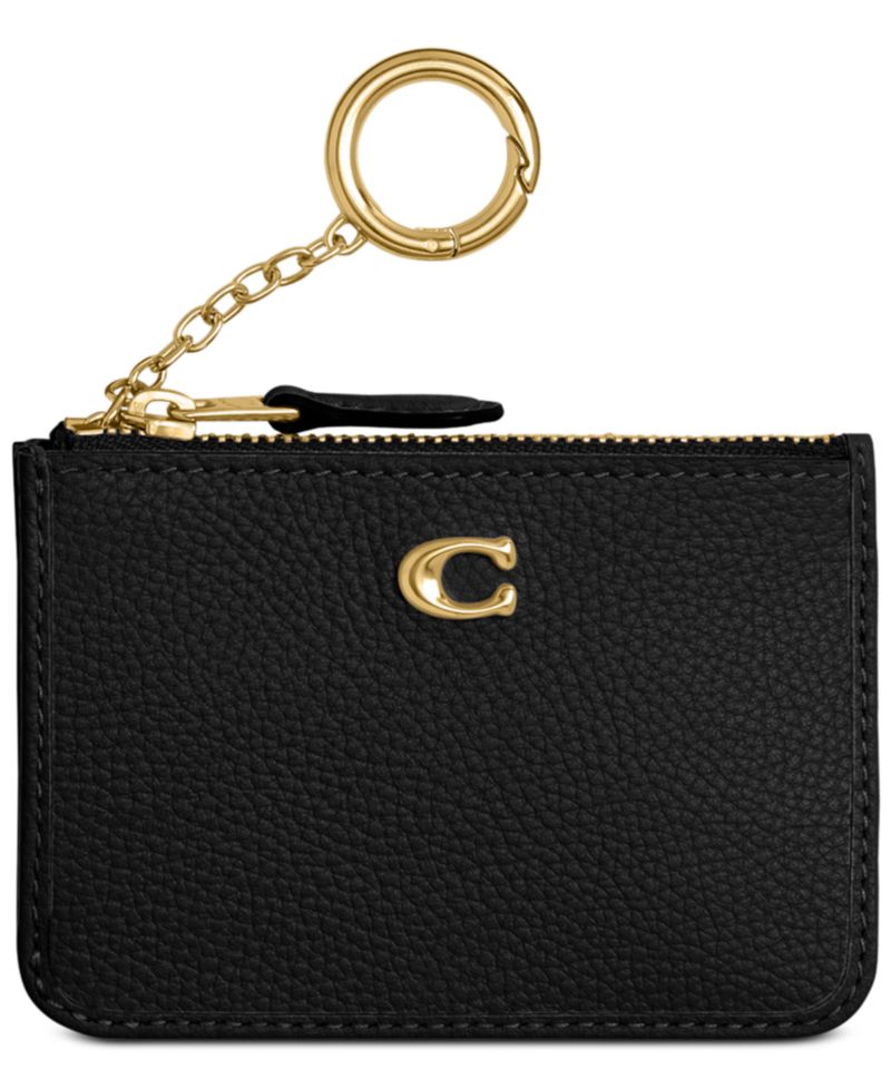 Essential Mini Pebble Leather ID Card Case