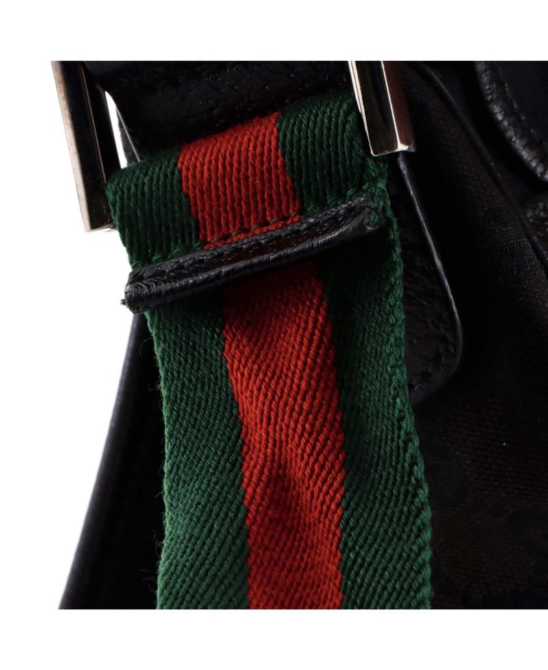 Medium Web Strap Flap Messenger GG Canvas