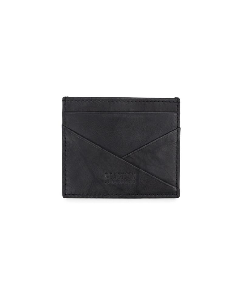 Men's RFID Leather Slimfold Wallet with Removable Magnetic Card Case