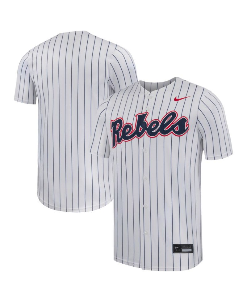 Men's White Ole Miss Rebels Limited Baseball Jersey