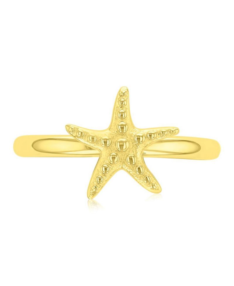Waterproof Yellow Starfish Toe Ring