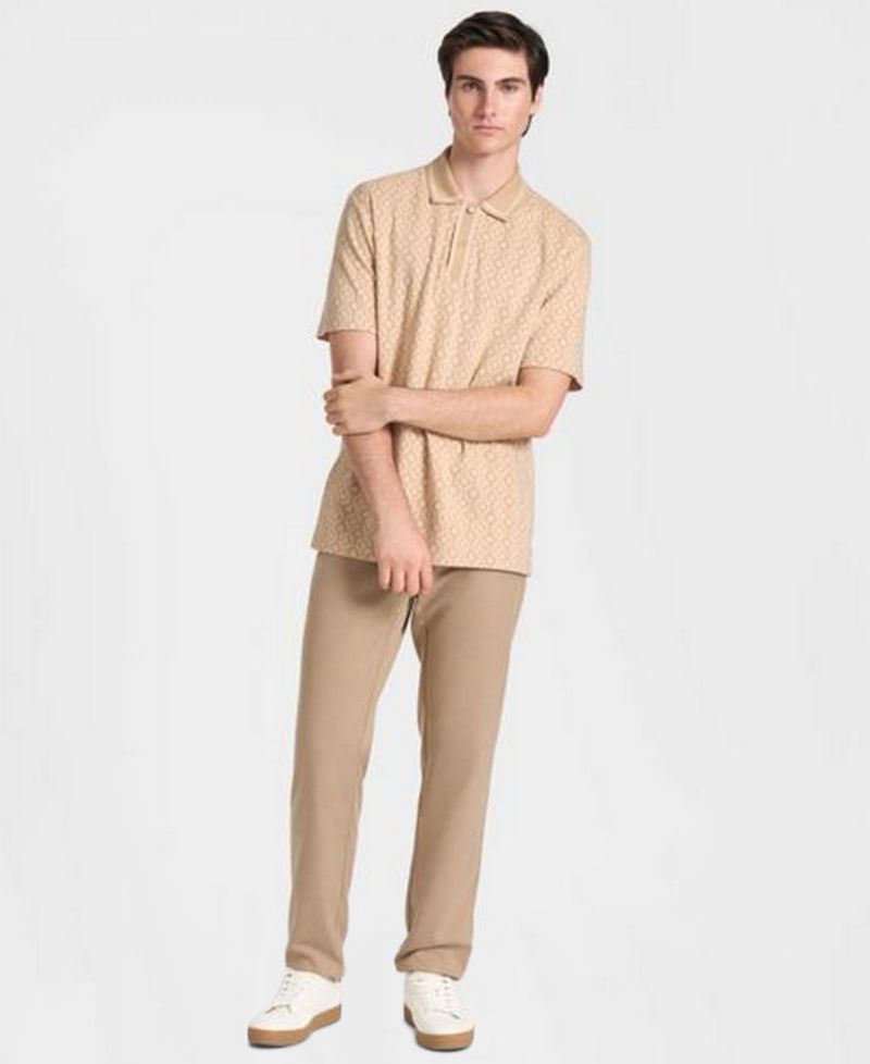 Men's Fulham Jacquard Classic-Fit Polo Shirt