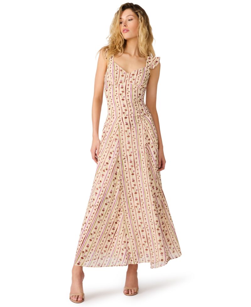 Women's Estela Sweetheart Fit & Flare Ankle Dress