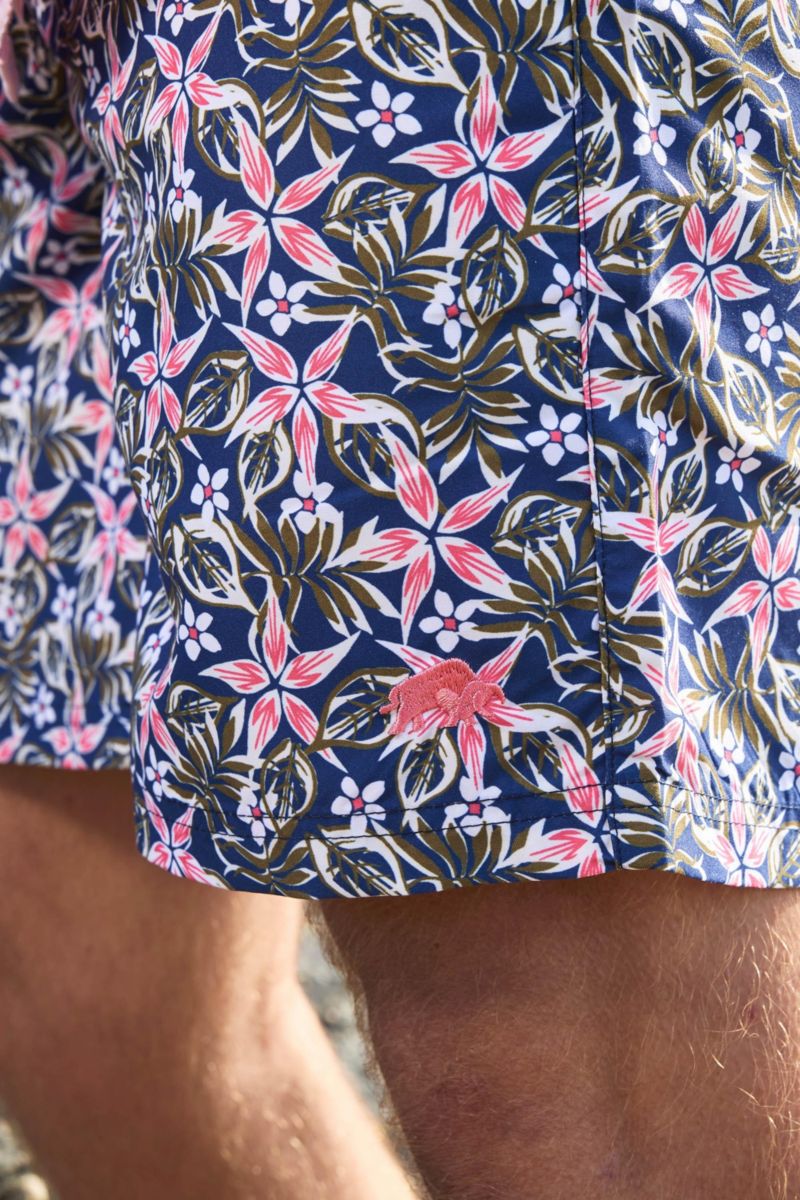 Men's Hawaiian Printed Swim Shorts
