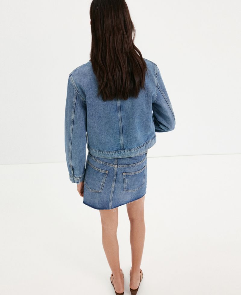 Women's Toggle Detail Denim Jacket