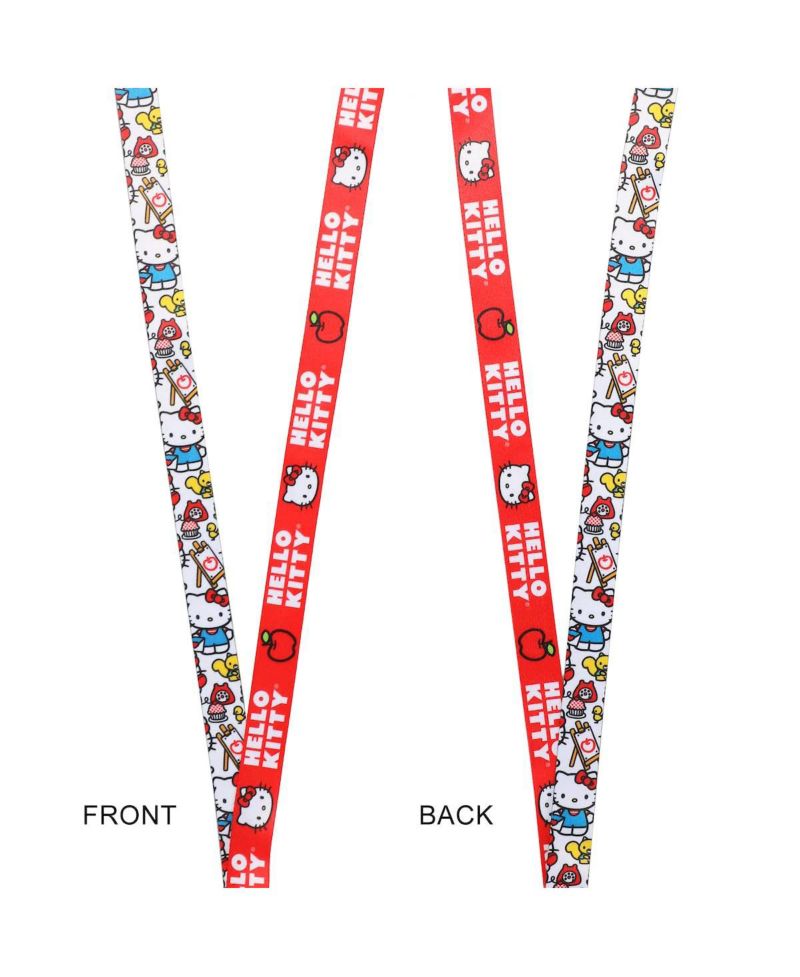 Lanyard with Breakaway Rubber Charm and ID Sleeve