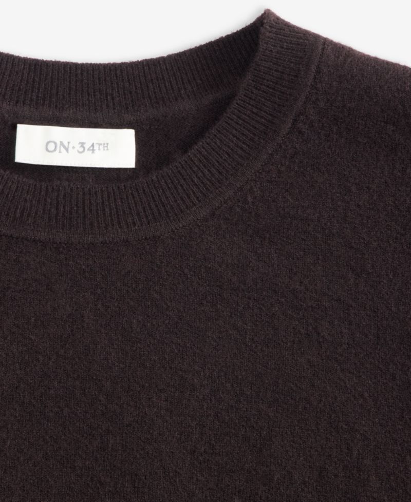Women's Short-Sleeve Easy Crewneck Sweater Tee
