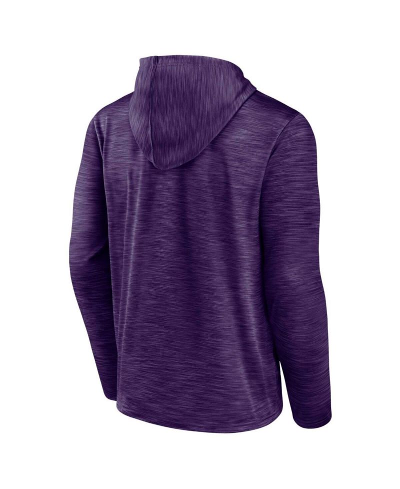 Men's Heather Purple Phoenix Suns Fast Break Pullover Hoodie