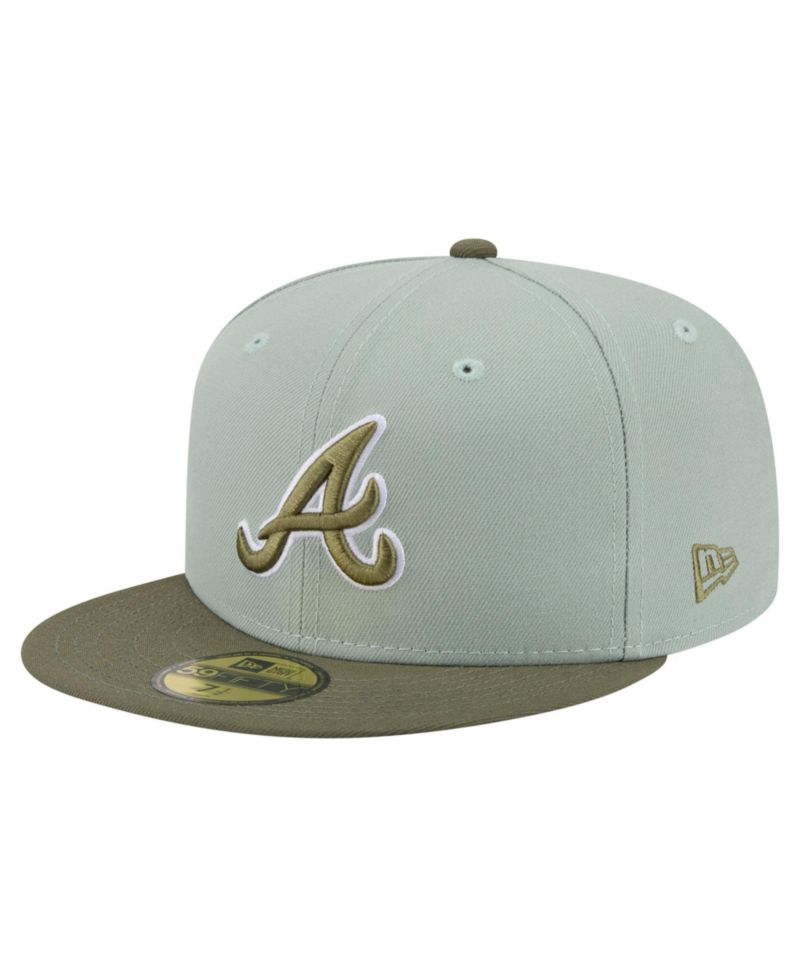 Men's Green/Olive Atlanta Braves Color Pack 59FIFTY Fitted Hat